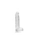 RealRock - dildo realistico - trasparente 15cm