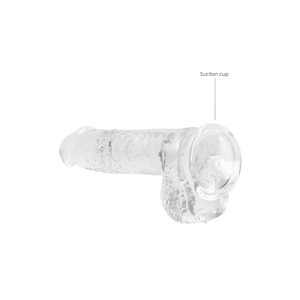 RealRock - dildo realistico - trasparente 15cm