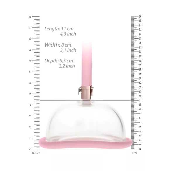 Pumped - pompa manuale per vagina - rosa