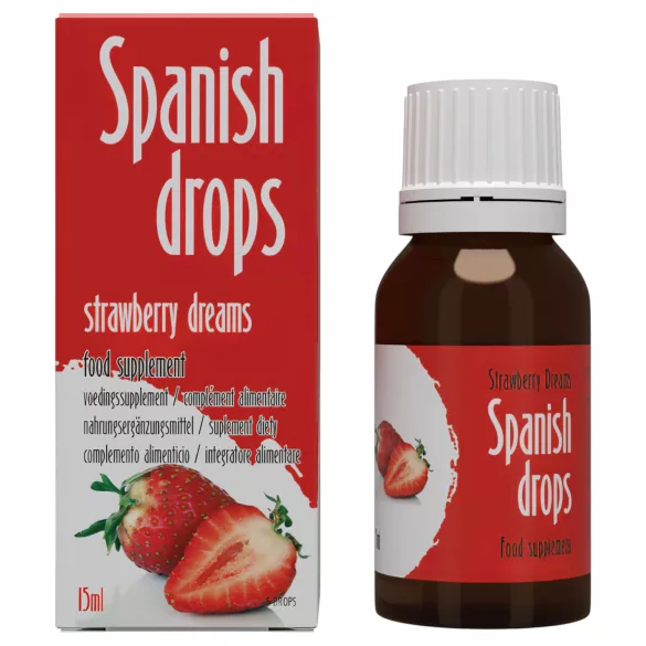 Cobeco Spanish Drops - gocce stimolanti desiderio - fragola (15ml)