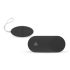 Easytoys - Uovo vibrante nero con 7 ritmi e telecomando