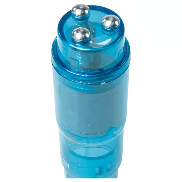 Easytoys - mini vibratore set - 5 accessori - silicone blu