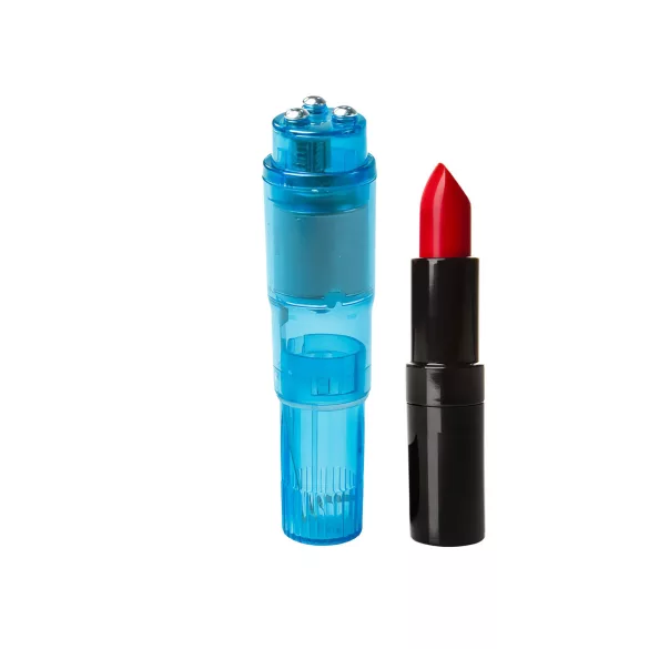 Easytoys - mini vibratore set - 5 accessori - silicone blu