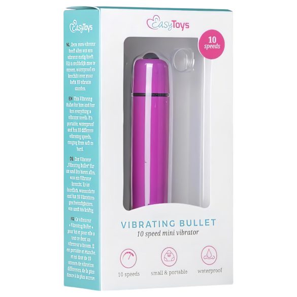 Easytoys - mini vibratore bullet impermeabile - viola