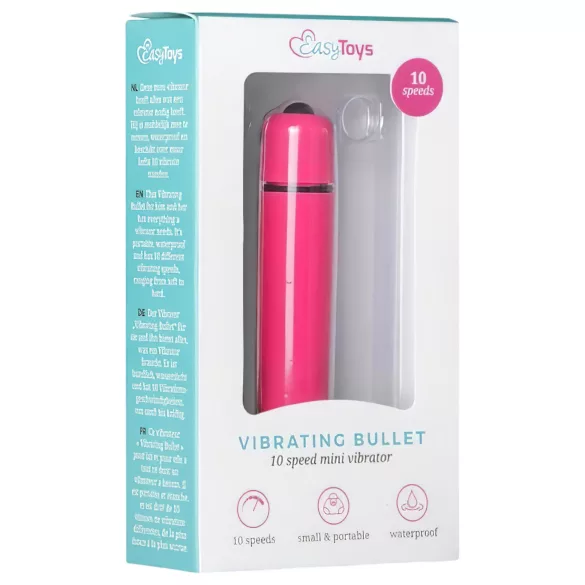 Easytoys - mini vibratore waterproof - silicone rosa