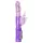 Easytoys Butterfly - vibratore rotante e spingente - silicone viola