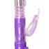 Easytoys Butterfly - vibratore rotante e spingente - silicone viola