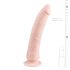 Easytoys - dildo con ventosa in silicone (21cm) - naturale