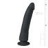Easytoys - Dildo in silicone con ventosa (21 cm) - nero