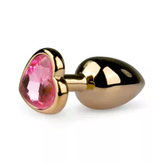 Easytoys - plug anale in metallo - piccolo - oro rosa 2,5cm