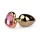 Easytoys - plug anale in metallo - piccolo - oro rosa 2,5cm