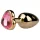 Easytoys - plug anale in metallo - piccolo - oro rosa 2,5cm
