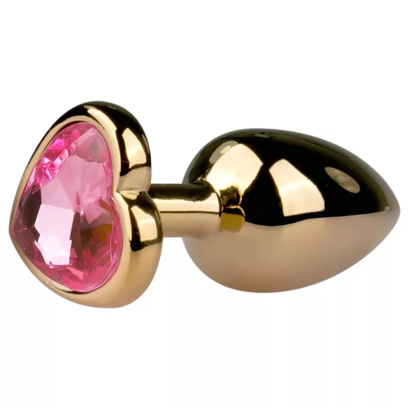 Easytoys - plug anale in metallo - piccolo - oro rosa 2,5cm