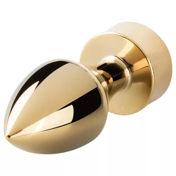 Easytoys Fox NO13 - plug anale metallico con coda di volpe - oro bianco