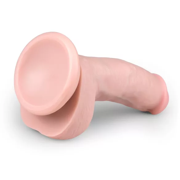 Easytoys - dildo con ventosa e testicoli - realistico 15cm beige