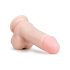 Easytoys - dildo realistico con ventosa e testicoli 17,5 cm - color carne