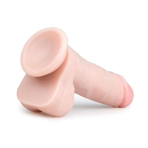Easytoys - dildo realistico con ventosa e testicoli 17,5 cm - color carne