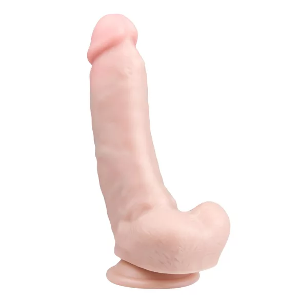 Easytoys - dildo realistico con ventosa e testicoli - 20cm naturale