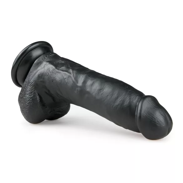 Easytoys - dildo con ventosa e testicoli - 20 cm nero