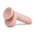 Easytoys - Dildo con ventosa e testicoli (22,5 cm) - naturale