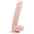 Easytoys - dildo realistico con ventosa e testicoli - 26,5 cm color carne