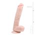 Easytoys - Dildo Grande con Ventosa e Testicoli (26,5 cm) - Colore Naturale