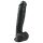 Easytoys - Dildo Nero Grande con Ventosa e Testicoli (26,5 cm)