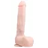 Easytoys - dildo realistico grande con testicoli e ventosa 29,5 cm - color carne