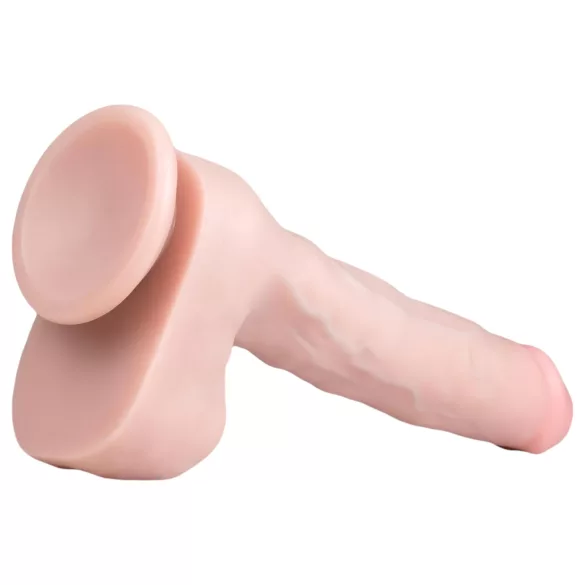 Easytoys - dildo realistico grande con testicoli e ventosa 29,5 cm - color carne