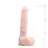 Easytoys - dildo realistico grande con testicoli e ventosa 29,5 cm - color carne