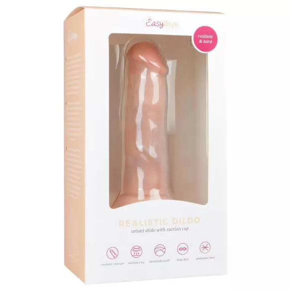 Easytoys - dildo realistico con ventosa - 15,5 cm - color carne