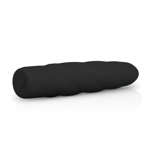 Easytoys - vibratore a barra in silicone twist - nero