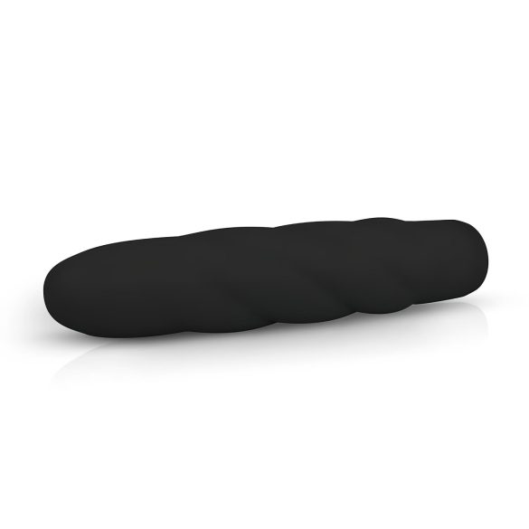 Easytoys - vibratore a barra in silicone twist - nero