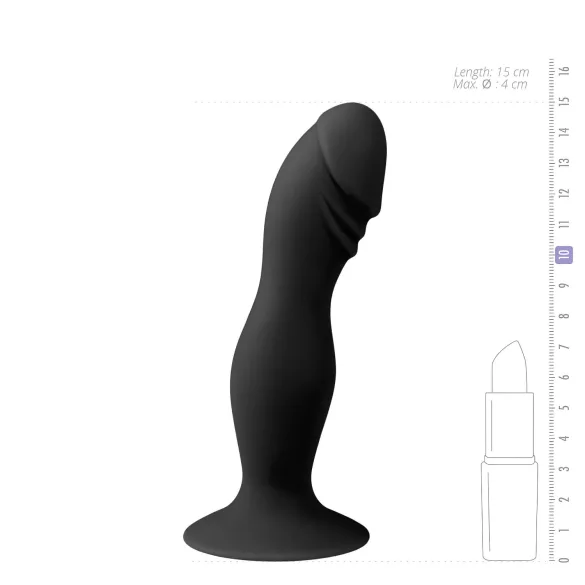 Easytoys - dildo realistico ventosa - nero