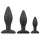 EasyToys Rocket - set di plug anali (nero, 3 pezzi)