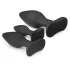 EasyToys Rocket - set di plug anali (nero, 3 pezzi)