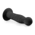 Easytoys - dildo anale con ventosa - superficie rigata - 14 cm nero