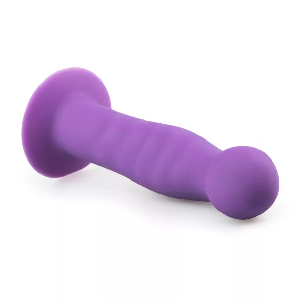 Easytoys - dildo realistico con ventosa - onde - silicone viola