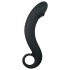 EasyToys - dildo anale curvo - silicone nero