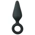 Easytoys - plug anale con anello - misura media - nero