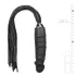 Easytoys - Frusta e dildo anale in silicone 2 in 1 - nero