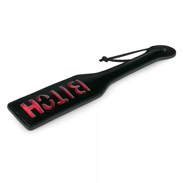 Easytoys Bitch - frustino in similpelle - nero