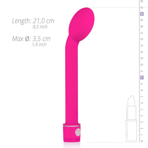 Easytoys - Vibratore punto G slim - silicone rosa