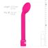 Easytoys - Vibratore punto G slim - silicone rosa