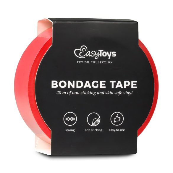 Easytoys - nastro bondage - rosso 20 metri