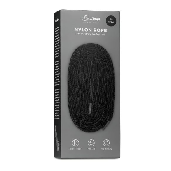 Easytoys - corda bondage - 10 metri - nero