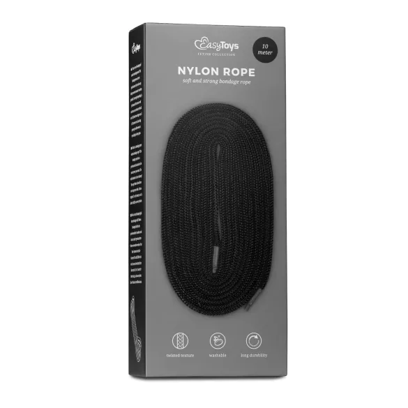 Easytoys Rope - corda da bondage (10 m, nera)