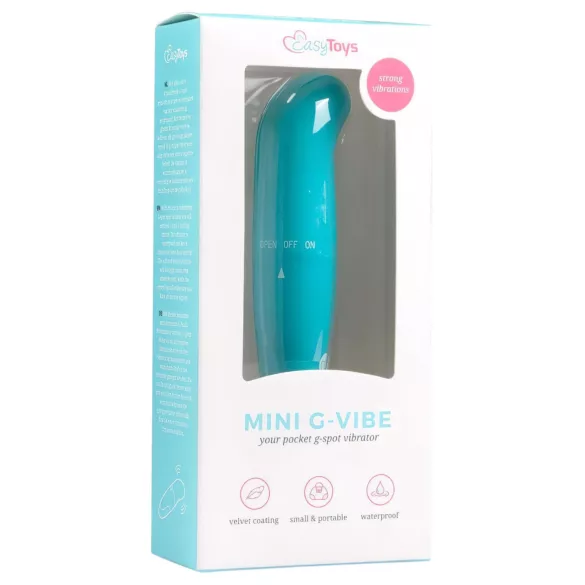 EasyToys - Vibratore punto G mini - impermeabile silicone blu