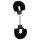 Easytoys - manette di peluche (nere)