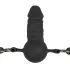 EasyToys - bavaglio con dildo interno (nero)